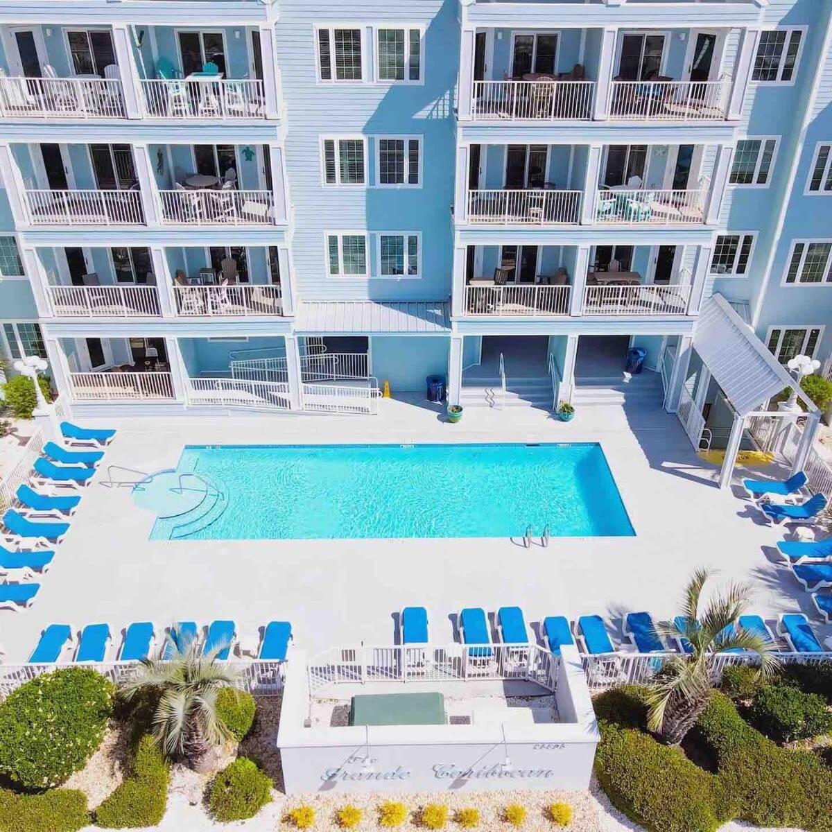 Grand Caribbean Pool & Gym & Beach View Orange Beach Exteriér fotografie